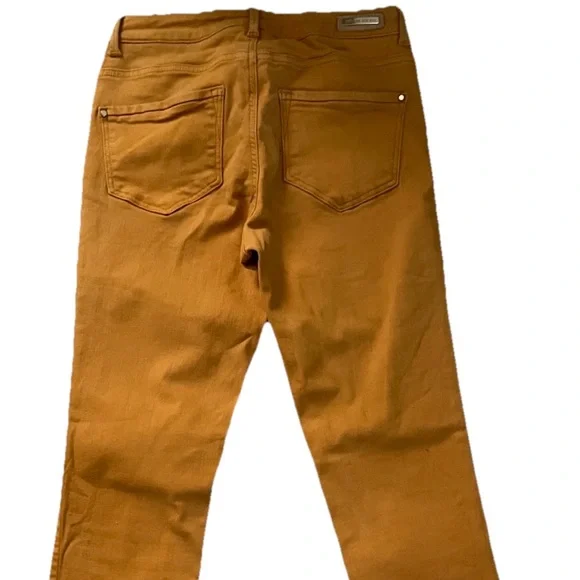 ZARA Basic Department Z1975 Denim Mustard SKINNY Stretch JEANS Size 4 - Picture 6 of 11